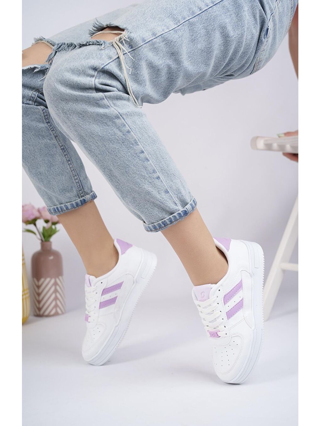 Lila Danny Unisex Günlük  Yürüyüş Koşu Sneaker Spor Ayakkabı-1