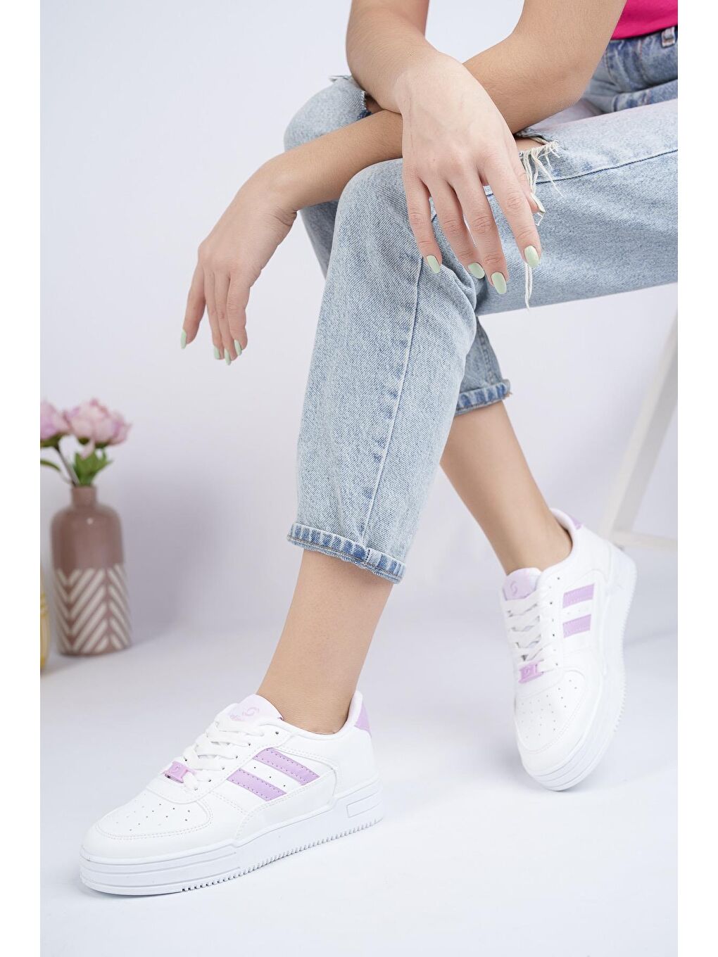 Lila Danny Unisex Günlük  Yürüyüş Koşu Sneaker Spor Ayakkabı-3