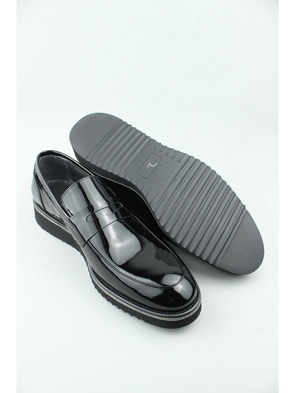 Siyah Darrien Hakiki Deri Rugan Klasik Ayakkabı Erkek-3