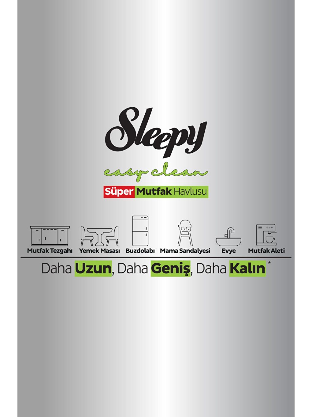 Easy Clean Süper Yüzey Temizlik Mutfak Havlusu&Mendili Bergamot Yağlı 4X50 (200 Yaprak)-4