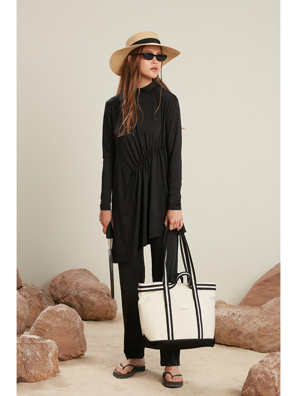 Stoperli Mayo Tunik Siyah-1