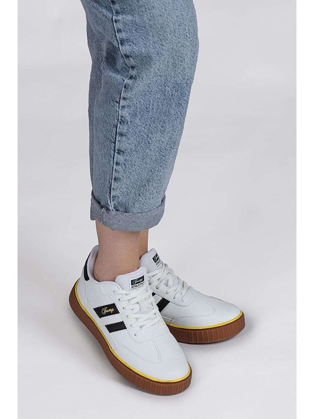 28146 Beyaz - Camel Kadın Sneaker Günlük Spor Ayakkabı-2