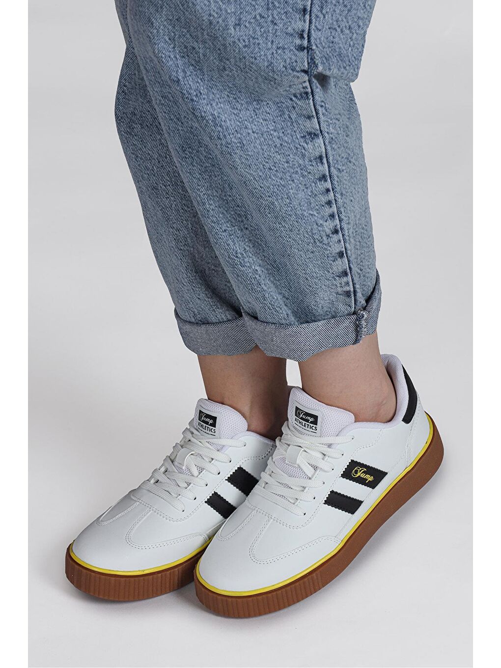 28146 Beyaz - Camel Kadın Sneaker Günlük Spor Ayakkabı-3