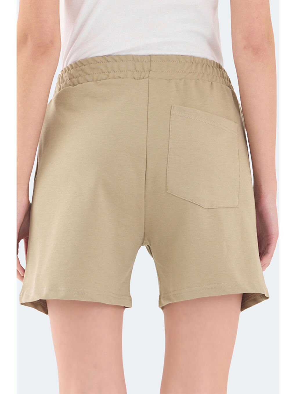 RAMLAH I Kadın Cepli Bej Şort-4