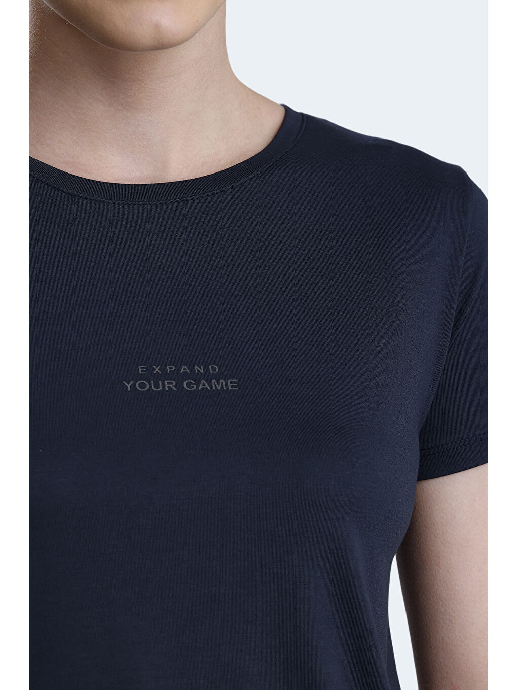 PAYTONS Kadın Koyu Gri Tişört-4