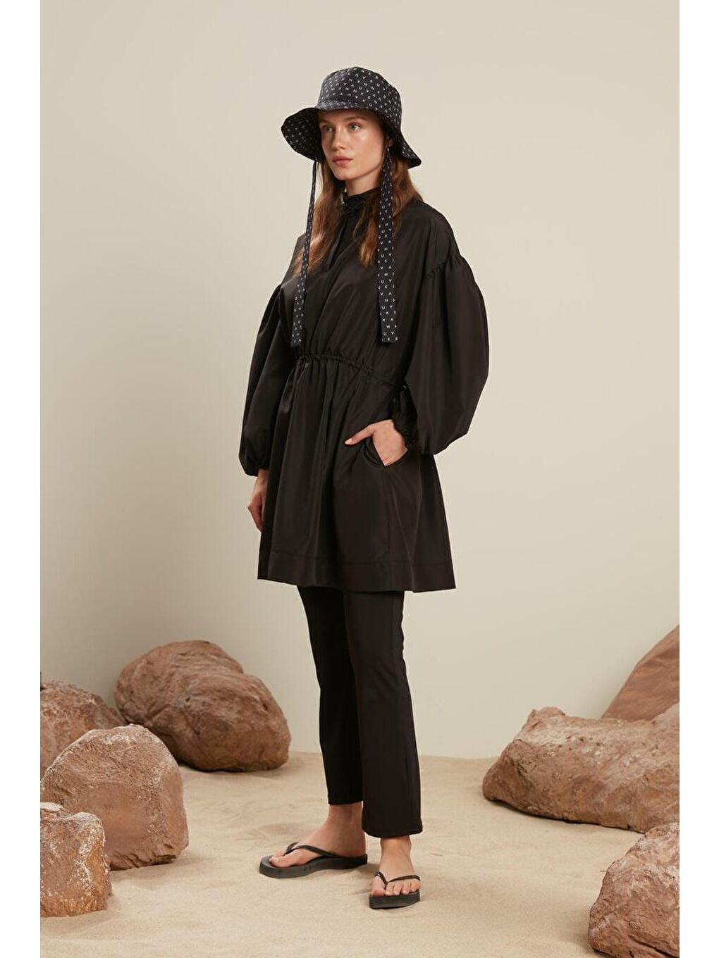 Tesettür Mayo Siyah-2