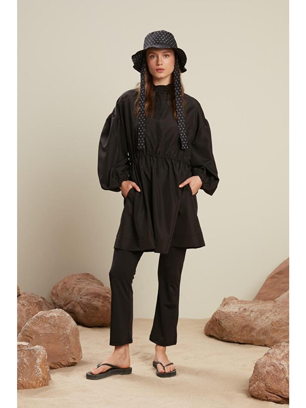 Tesettür Mayo Siyah-4