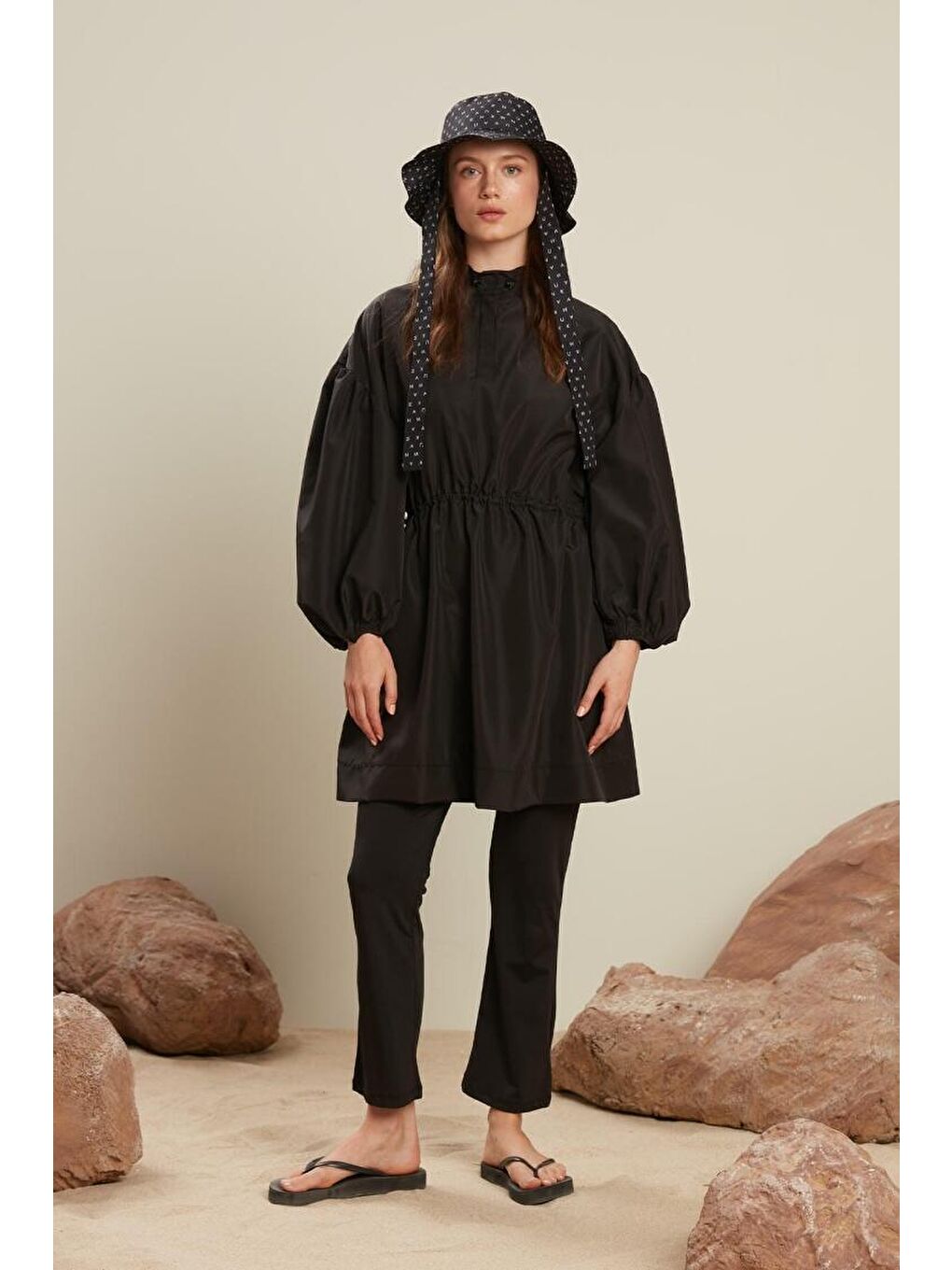 Tesettür Mayo Siyah-5