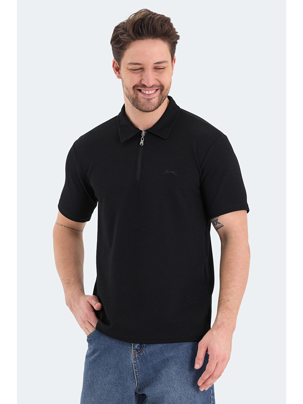 BARRIER Erkek Tişört Siyah-3