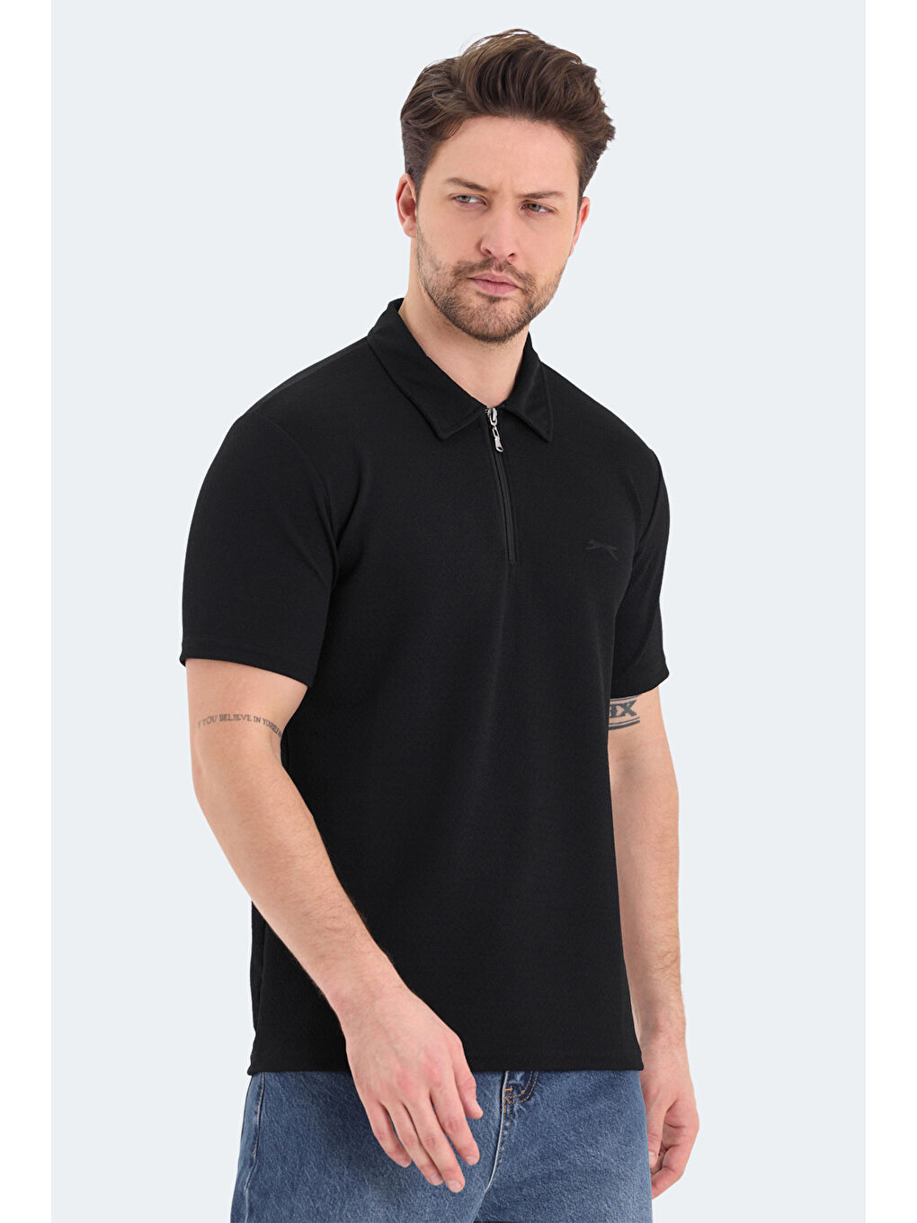 BARRIER Erkek Tişört Siyah-5