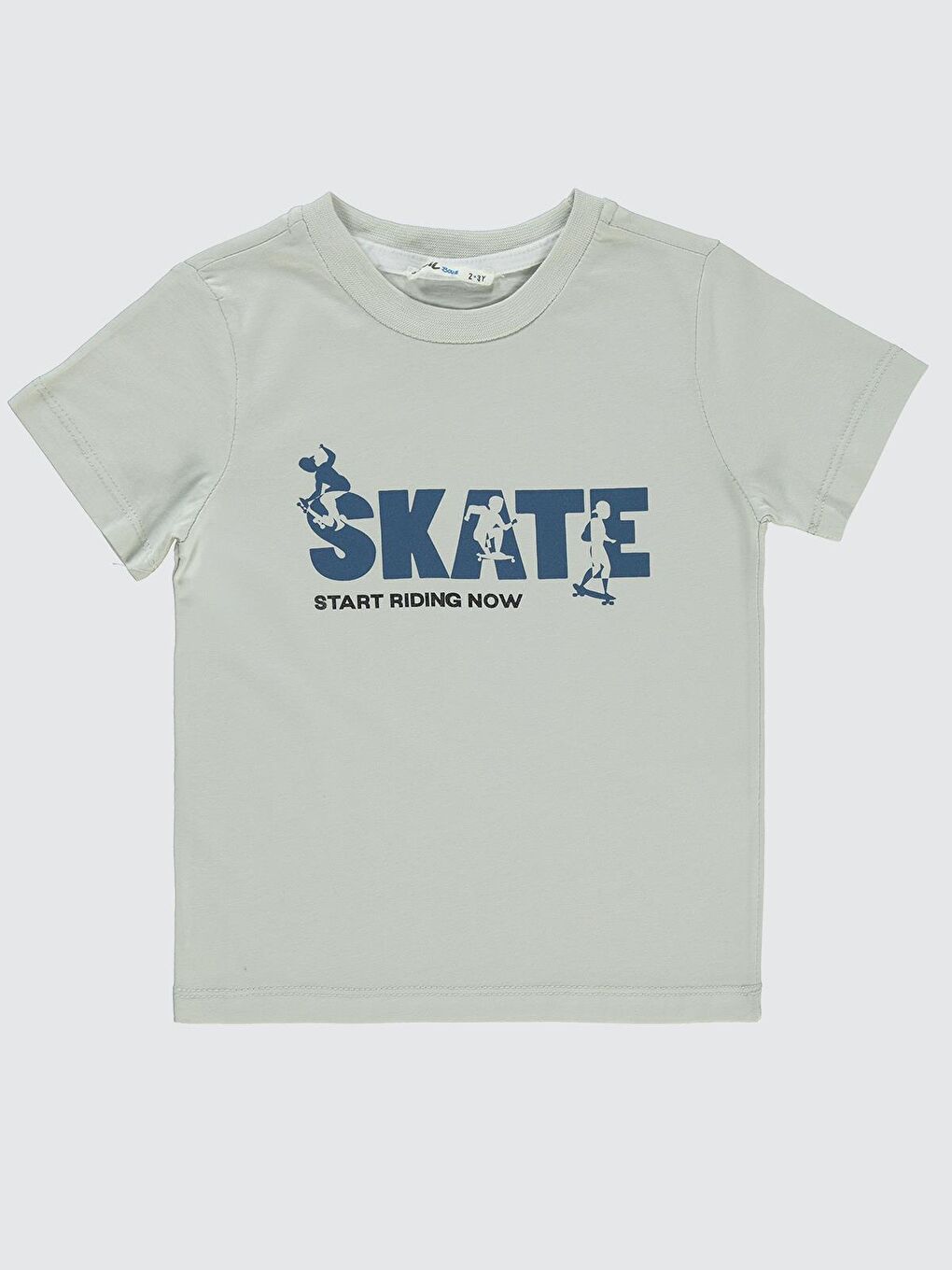 İndigo Boys Kapak Cepli Tişörtlü Gömlek 2-5 Yaş Gömlek - Mavi 2-3 Yaş-1