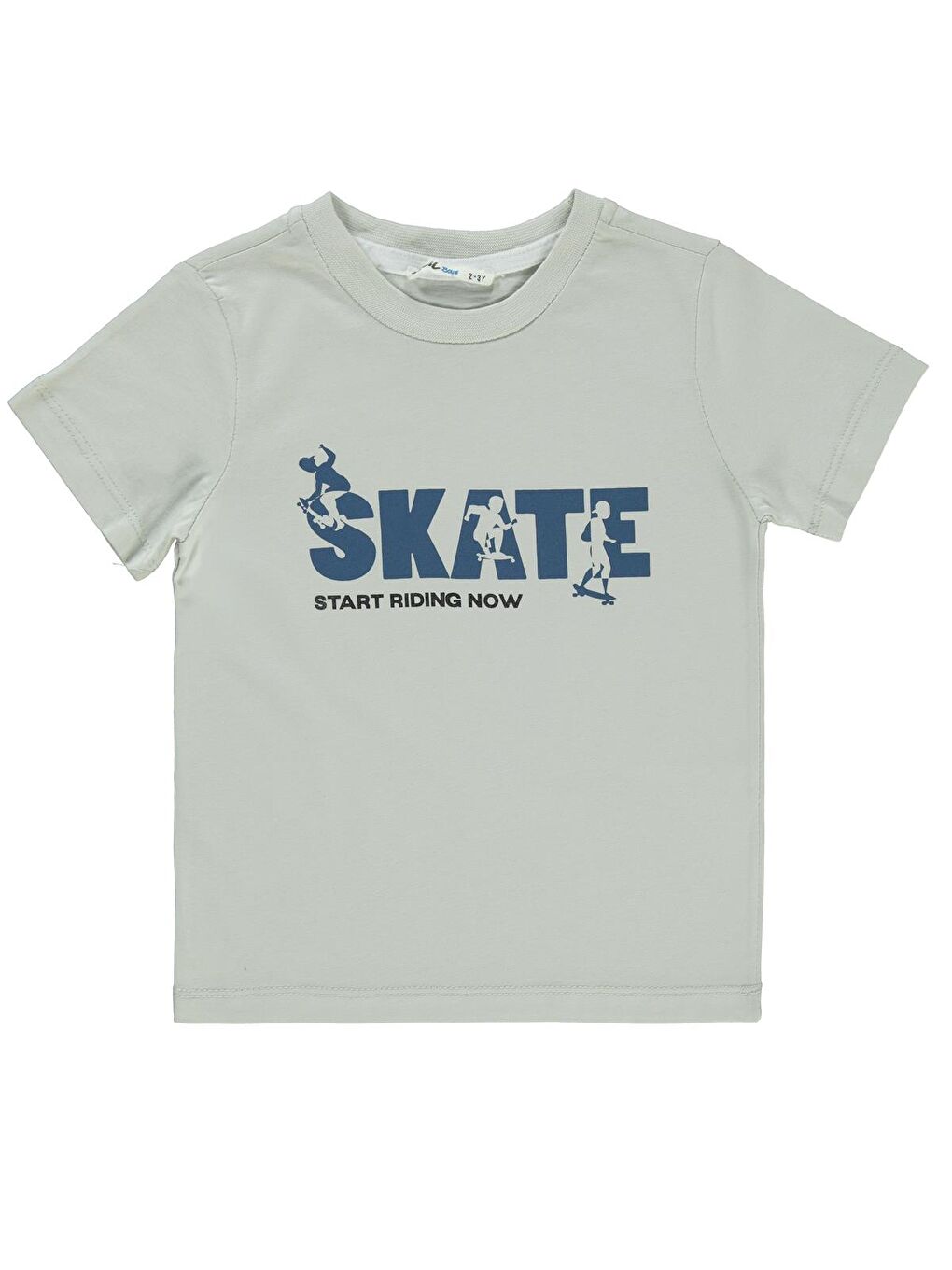 İndigo Boys Kapak Cepli Tişörtlü Gömlek 2-5 Yaş Gömlek - Mavi 2-3 Yaş-4