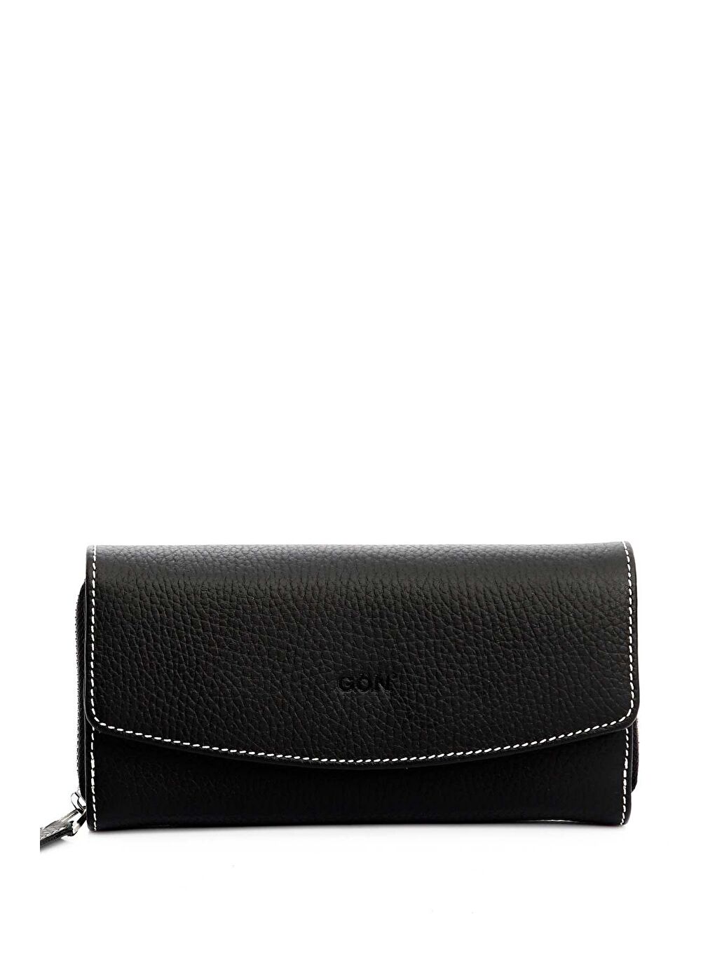 Siyah Hakiki Deri Kadın Cüzdan 06221