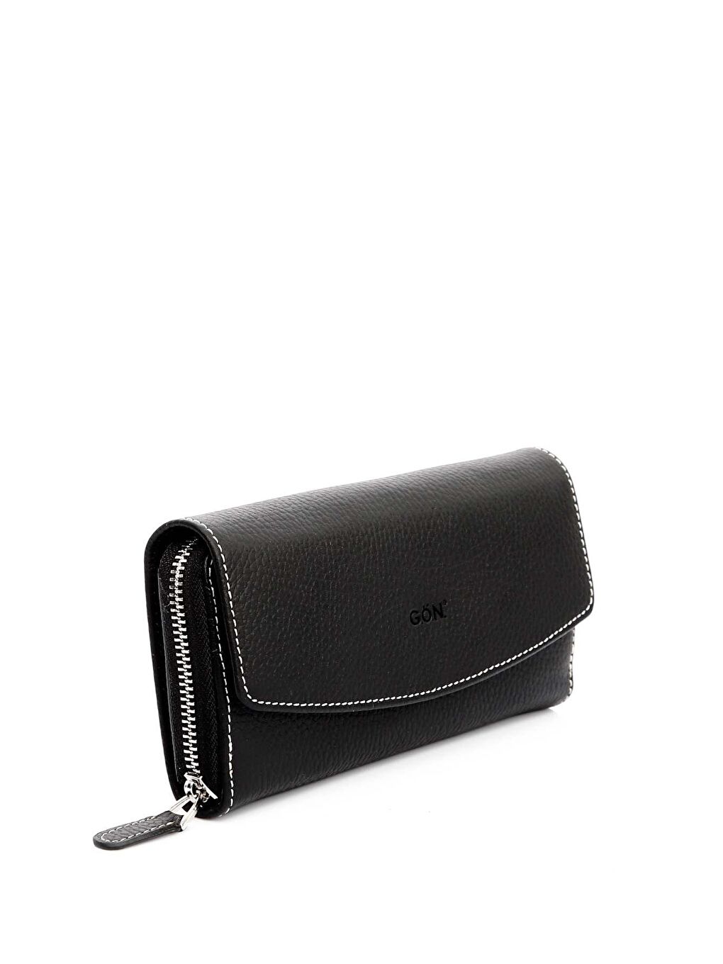 Siyah Hakiki Deri Kadın Cüzdan 06221-3