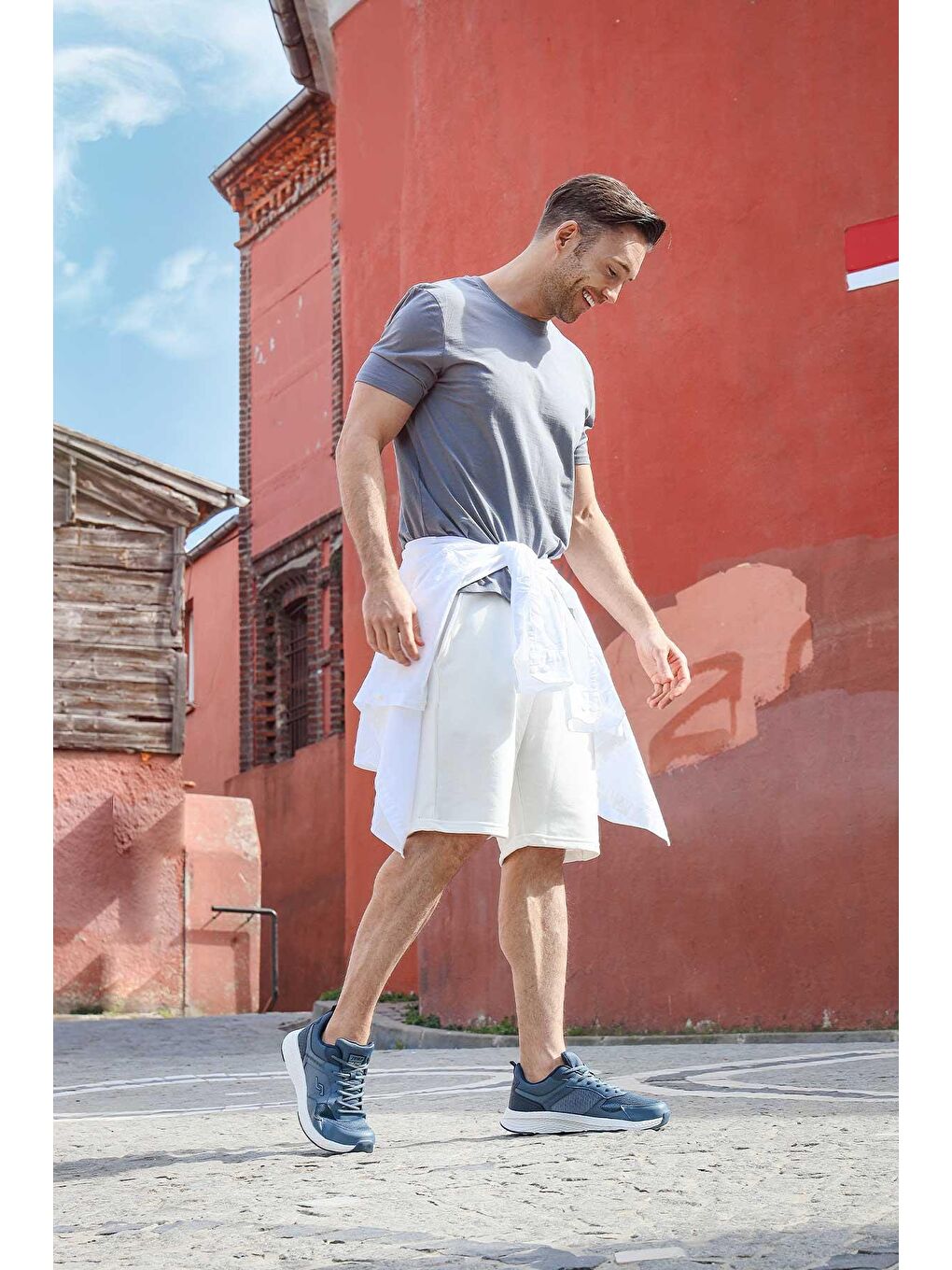 27426 Mavi Erkek Sneaker Günlük Spor Ayakkabı-3