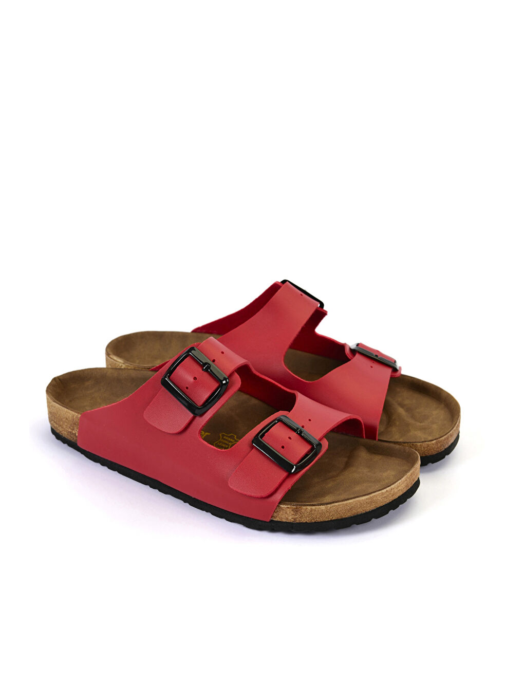 LENS Kadın Terlik Kırmızı-1