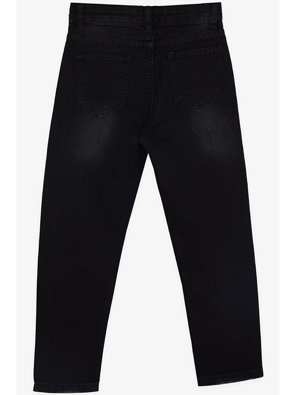 Kız Çocuk Jean Pantolon Cepli Siyah (10-14 Yaş)e-1