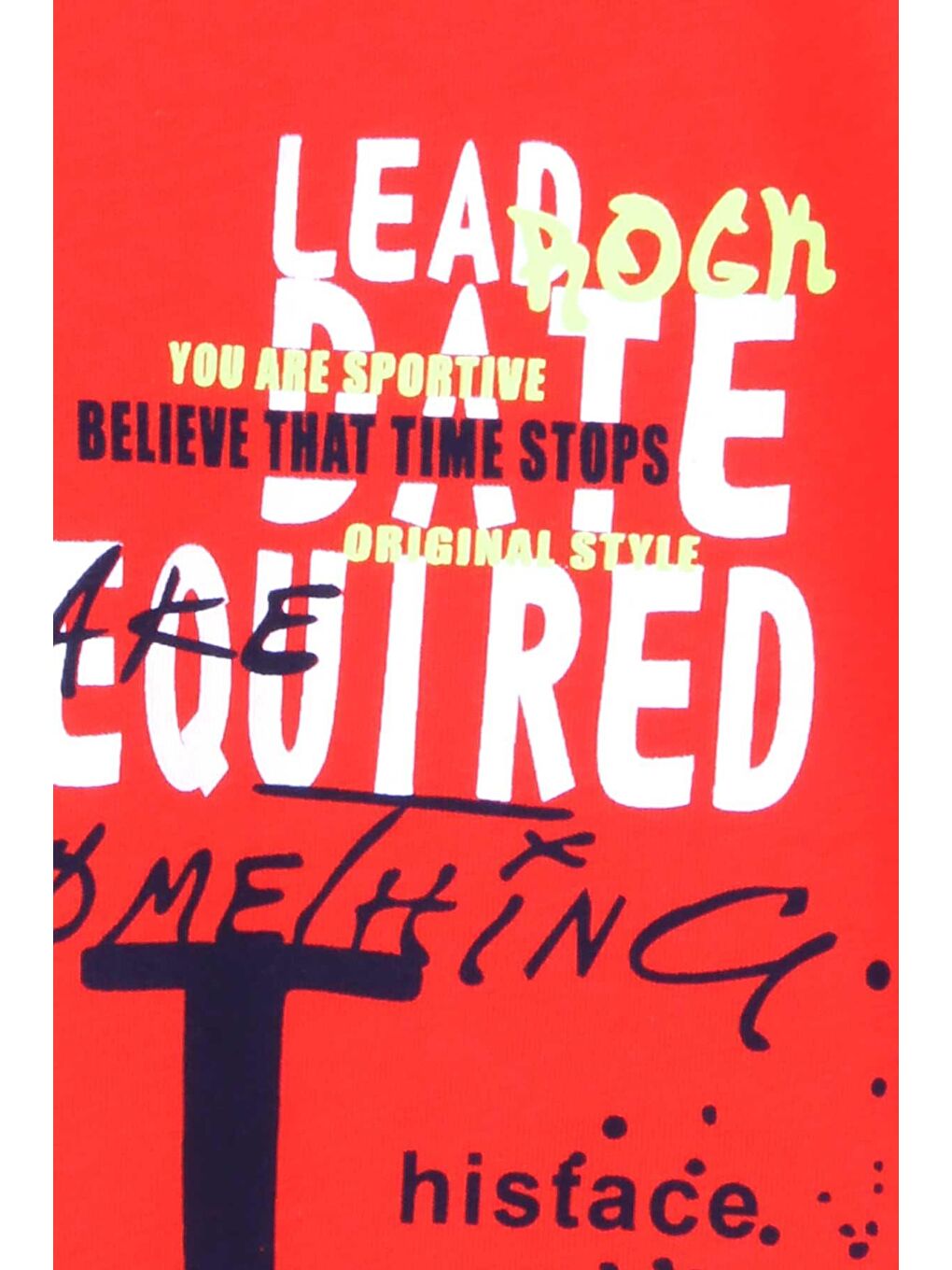 Erkek Çocuk Tişört Baskılı Turuncu (11 Yaş)-3