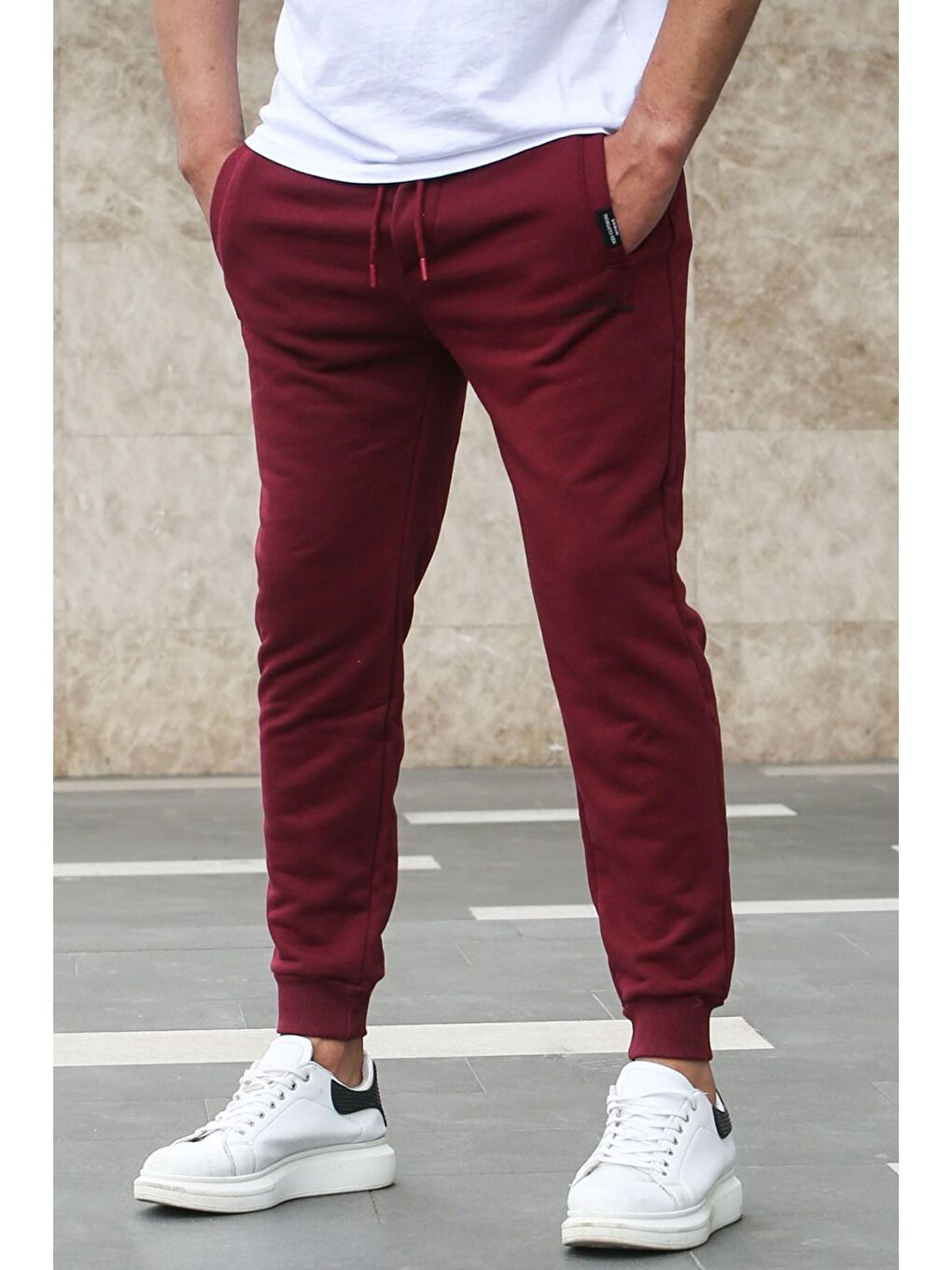 Basic Bordo Eşofman Altı 4209-1