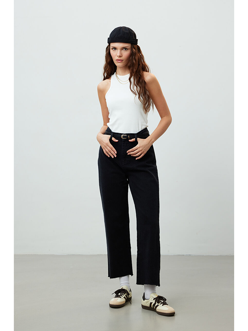 1965 Straight Denim Pantolon Siyah-2