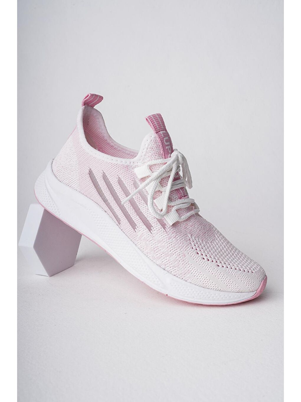 Muggo Pudra Pembe Ultraboost Unisex Ortopedik Günlük  Yürüyüş Koşu Sneaker Spor Ayakkabı - 5