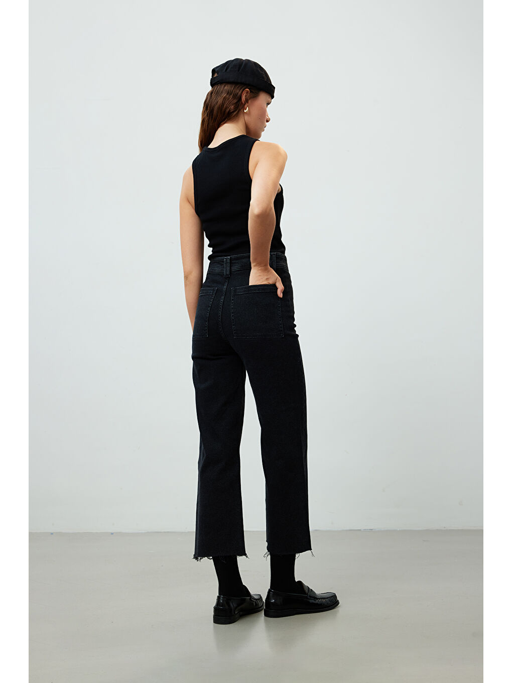 1965 Straight Denim Pantolon Siyah-5