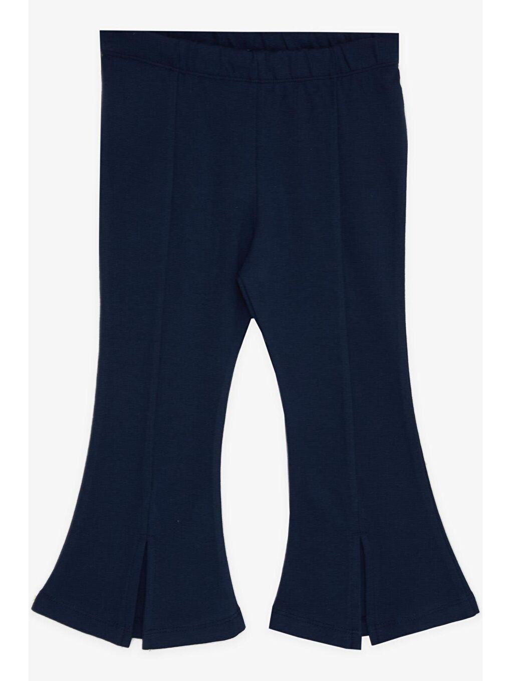 Kız Çocuk Tayt İspanyol Paça Yırtmaçlı Lacivert (1-3 Yaş)