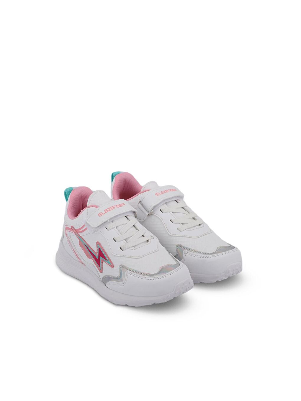 SLAZENGER Beyaz-Pembe KAOR KTN Sneaker Kız Çocuk Ayakkabı Beyaz / Pembe - 1