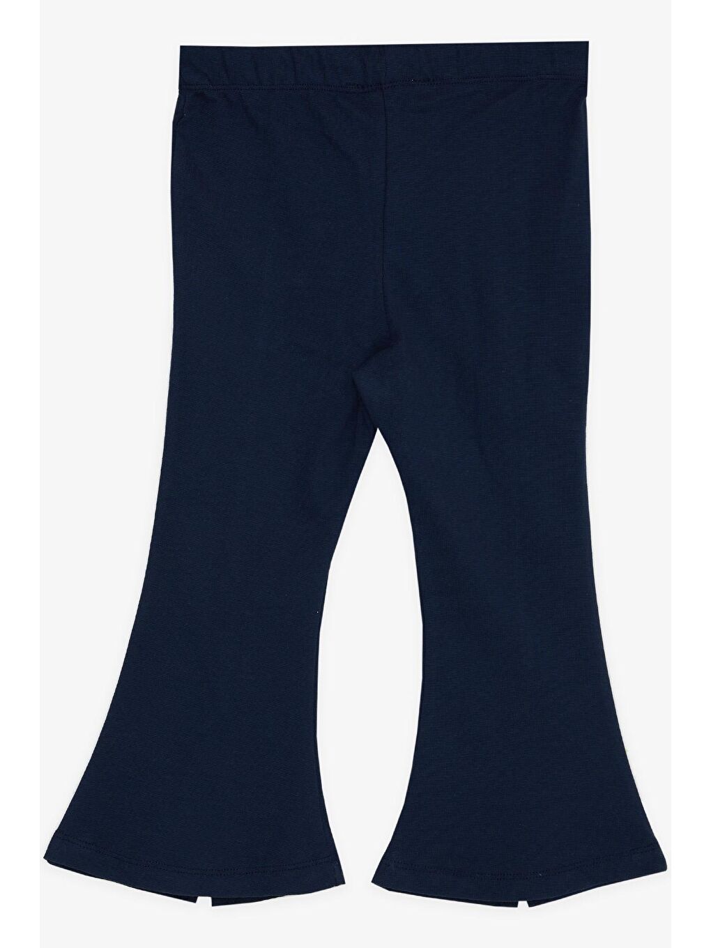 Kız Çocuk Tayt İspanyol Paça Yırtmaçlı Lacivert (1-3 Yaş)-1