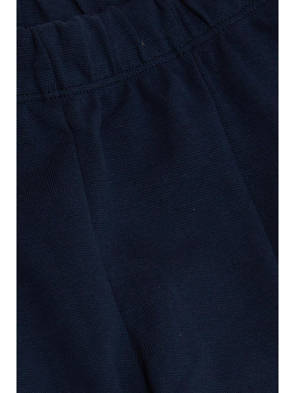 Kız Çocuk Tayt İspanyol Paça Yırtmaçlı Lacivert (1-3 Yaş)-2