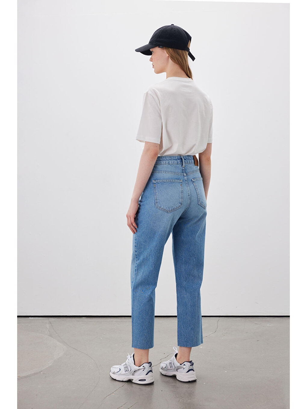 1965 Straight Denim Pantolon Mavi-5