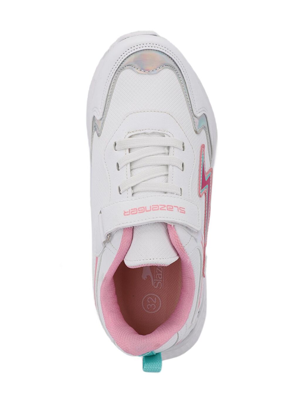 SLAZENGER Beyaz-Pembe KAOR KTN Sneaker Kız Çocuk Ayakkabı Beyaz / Pembe - 4