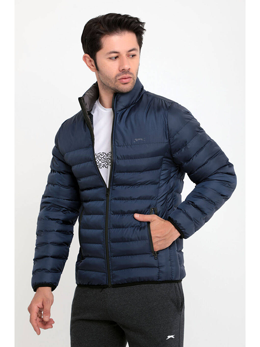 Lacivert BOSS I Erkek Mont Kaban-5