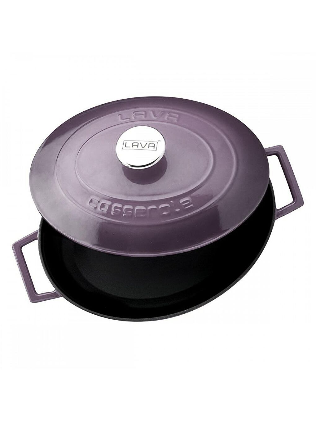 Mor Oval Tencere. Folk Serisi Ölçü 23x29cm.-1