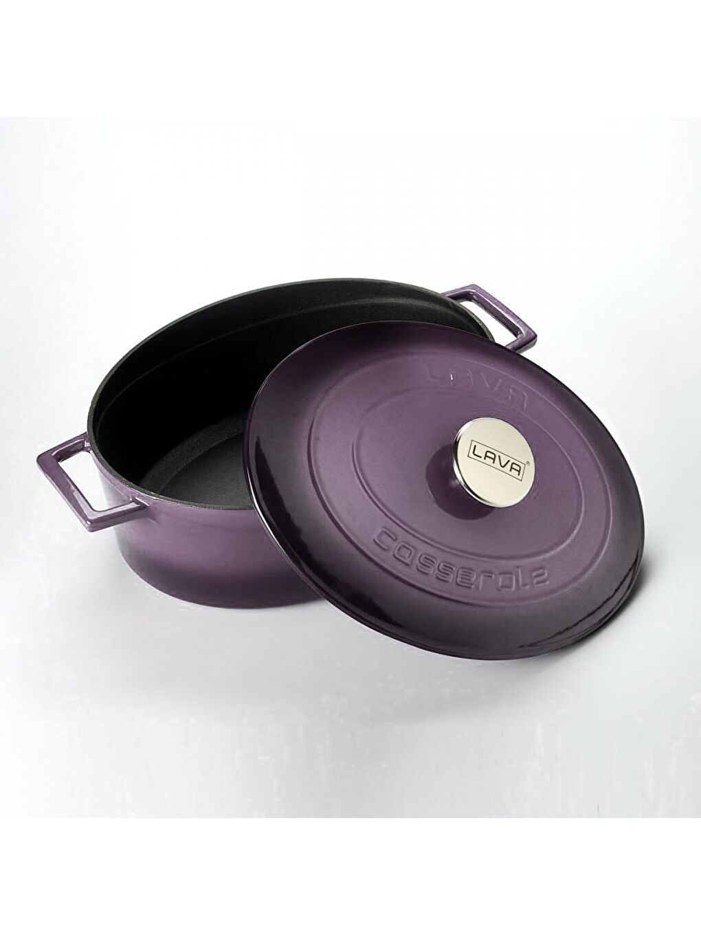 Mor Oval Tencere. Folk Serisi Ölçü 23x29cm.-2