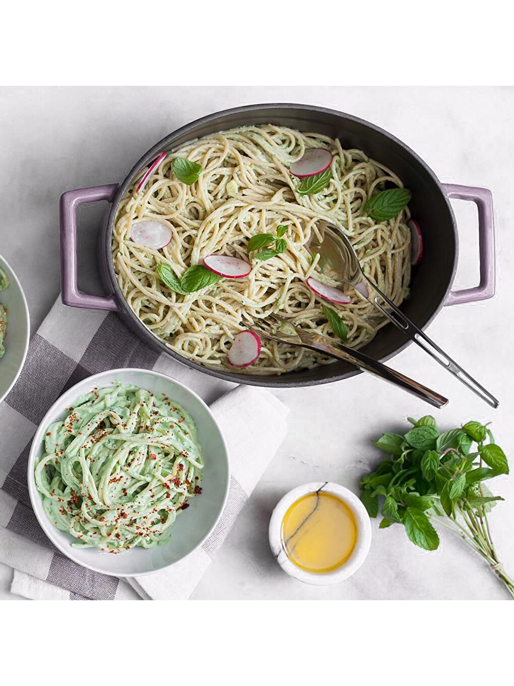 Mor Oval Tencere. Folk Serisi Ölçü 23x29cm.-3