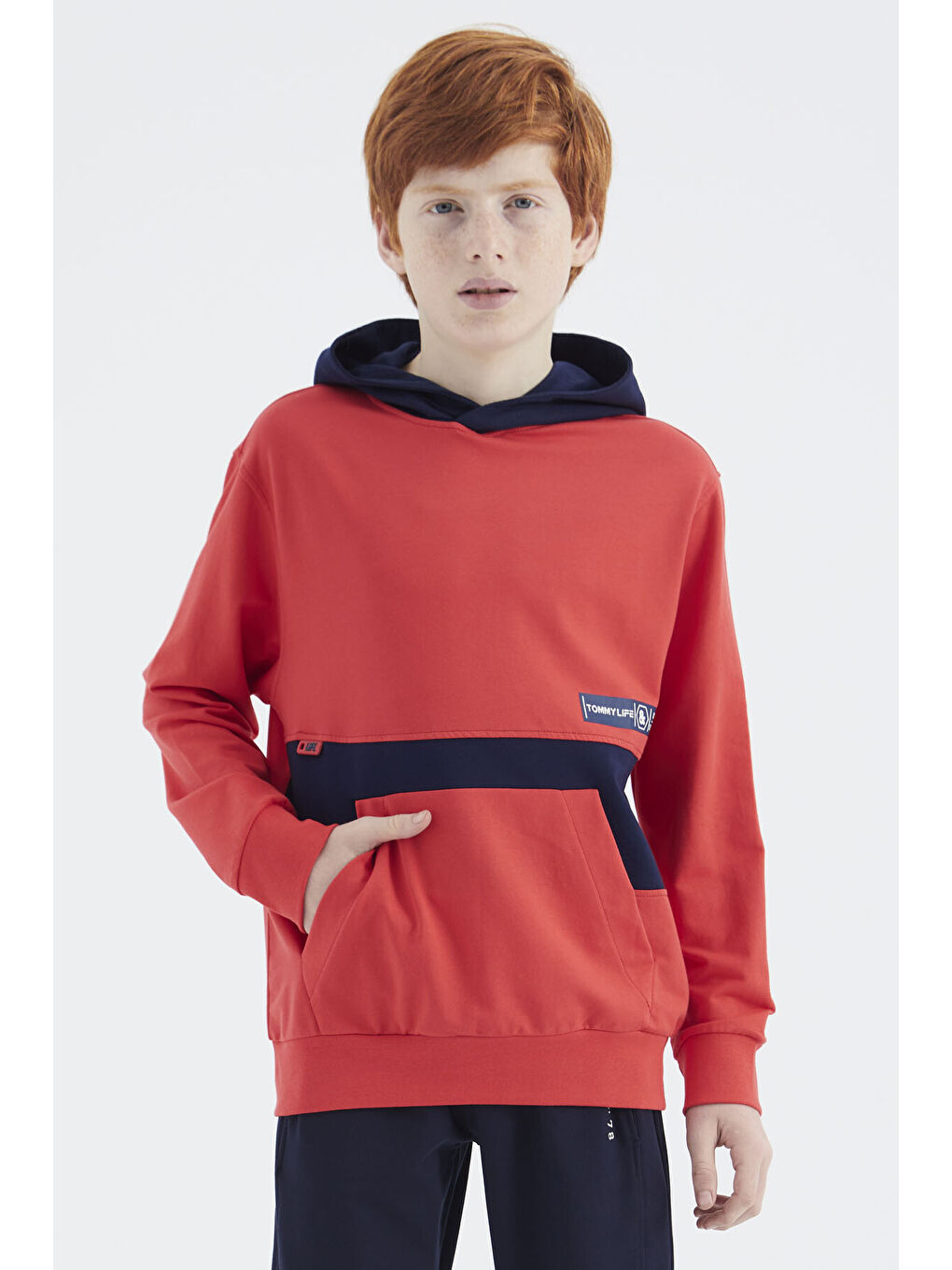 Kırmızı Fiesta Standart Kalıp Erkek Çocuk Sweatshirt - 11179