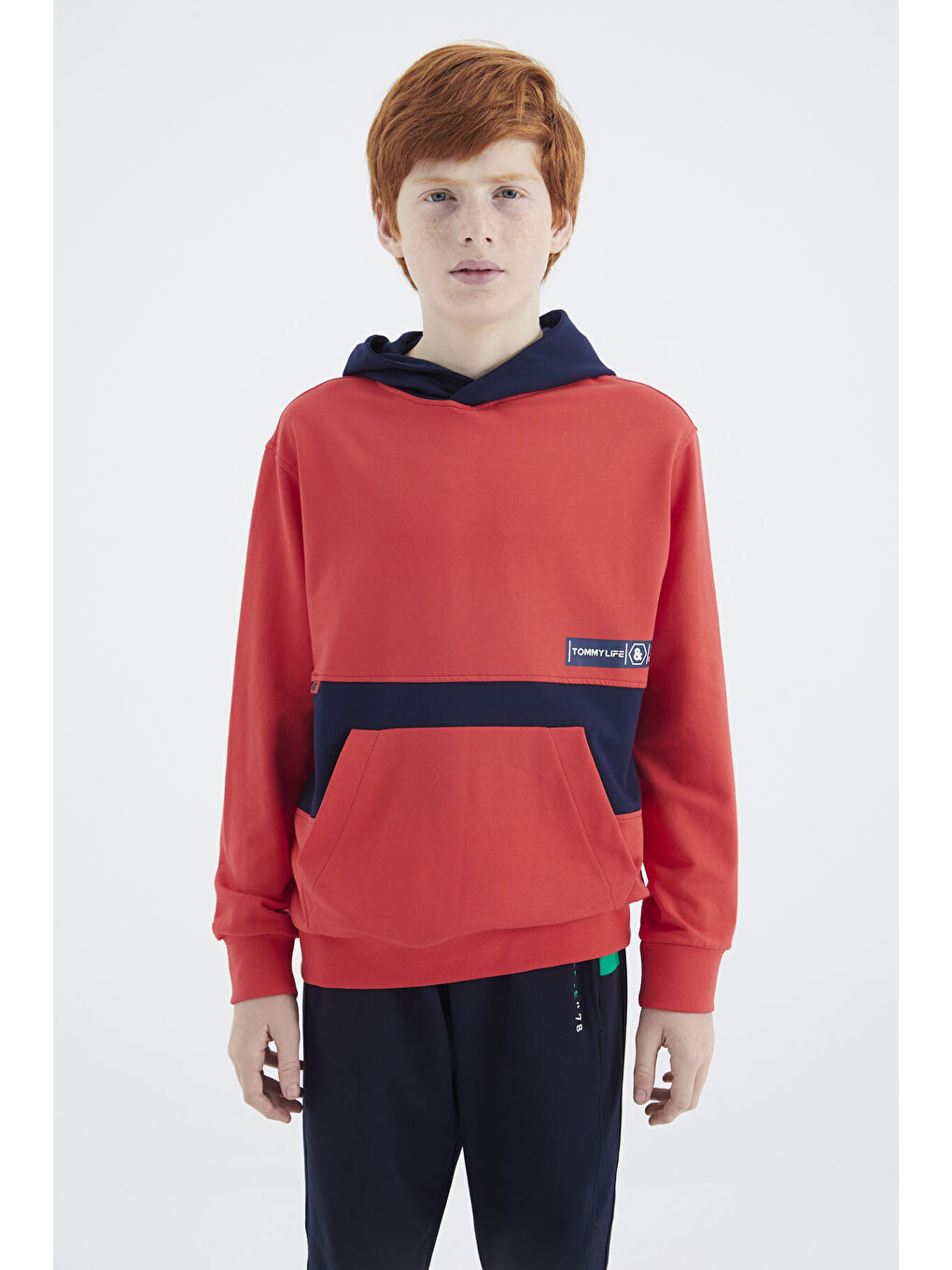 Kırmızı Fiesta Standart Kalıp Erkek Çocuk Sweatshirt - 11179-1