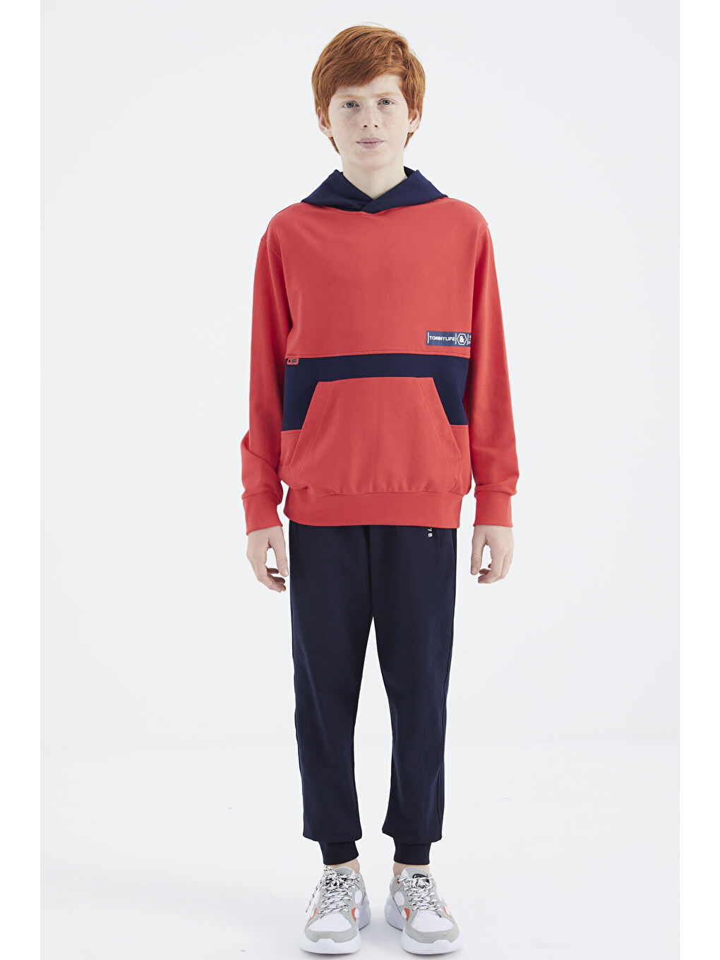 Kırmızı Fiesta Standart Kalıp Erkek Çocuk Sweatshirt - 11179-3