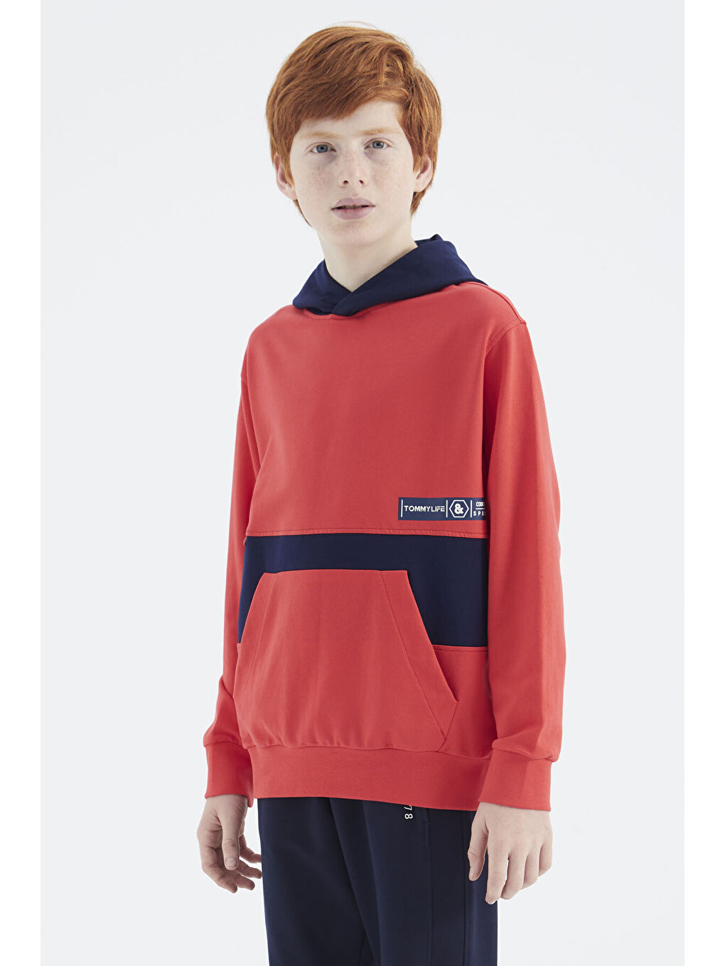 Kırmızı Fiesta Standart Kalıp Erkek Çocuk Sweatshirt - 11179-4