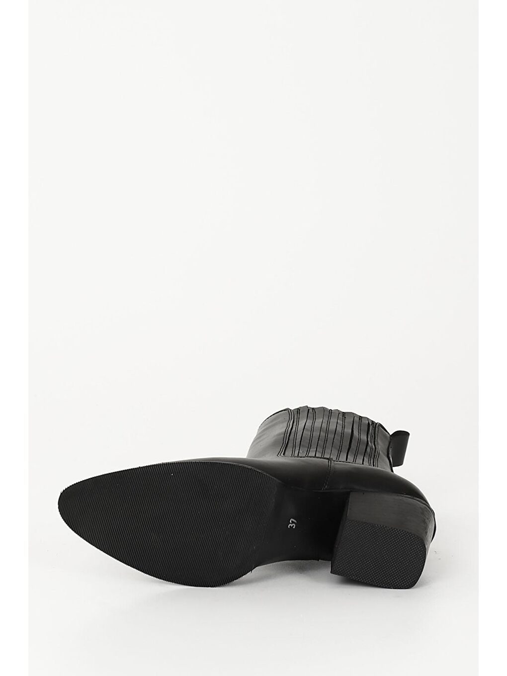 Siyah SİYAH  Sivri Burun Topuklu Kadın Günlük Chelsea Bot 34027-6