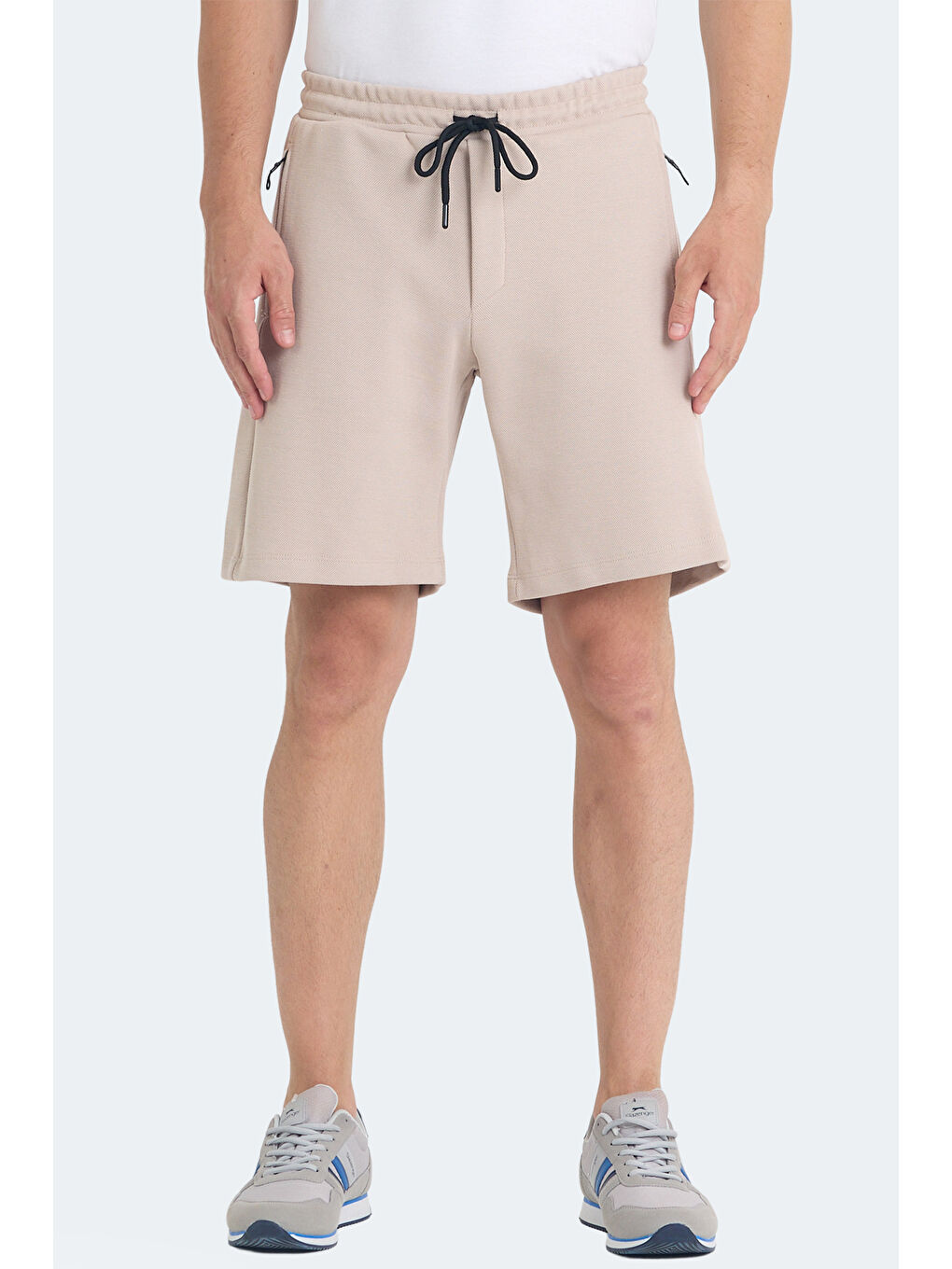 Bej VILTE I Erkek Cepli Taş Gri Şort-1