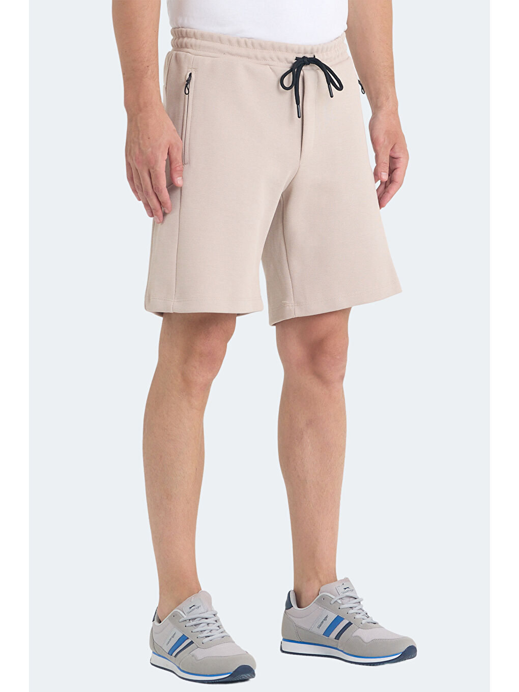 Bej VILTE I Erkek Cepli Taş Gri Şort-2