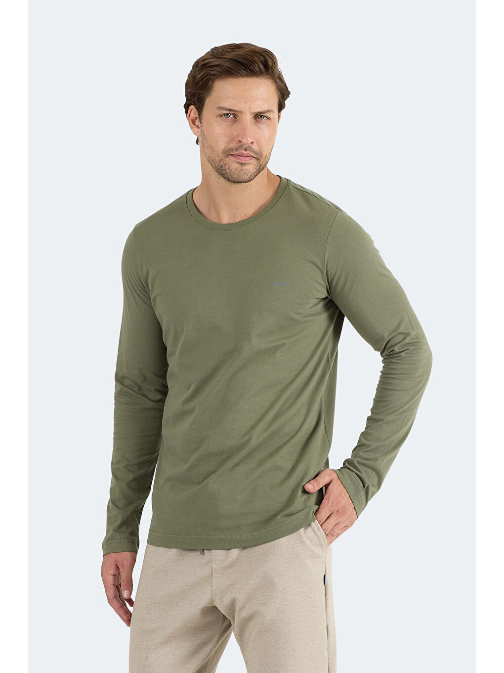 ROVER Erkek Haki Sweatshirt-2