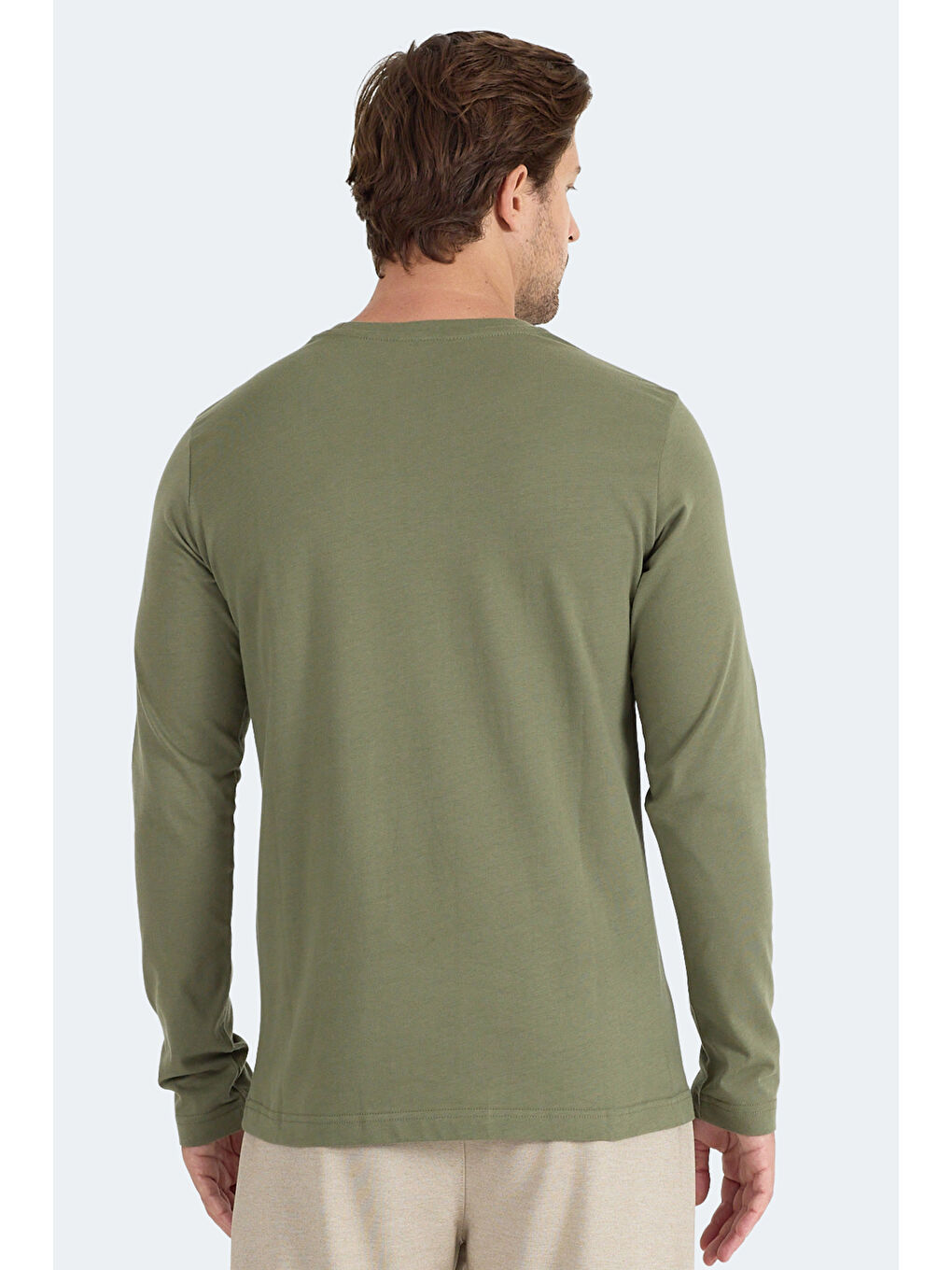 ROVER Erkek Haki Sweatshirt-3