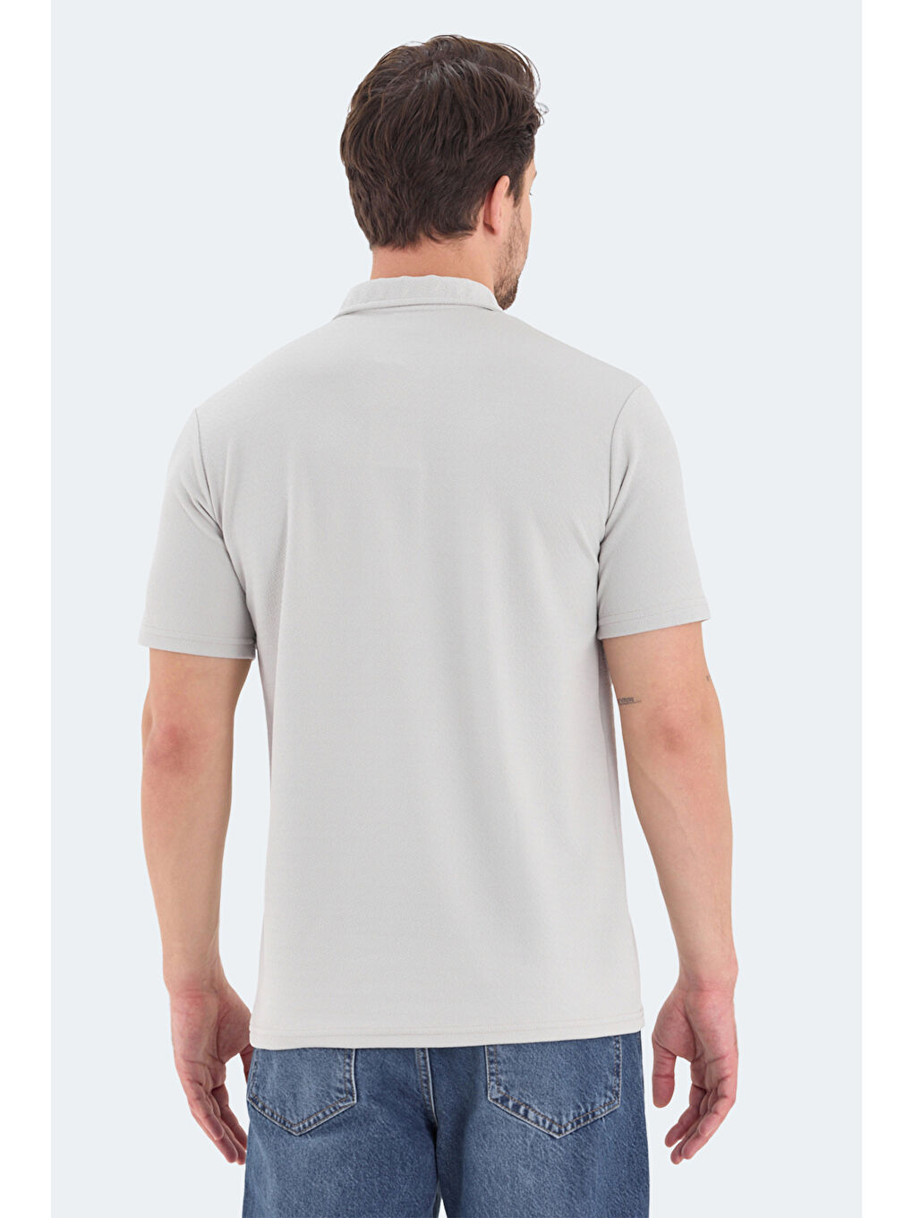 BARRIER Erkek Tişört Gri-1