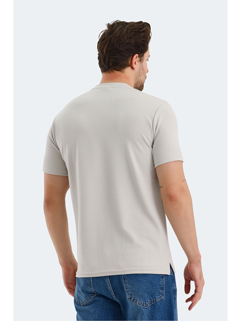 BREEZE Erkek Tişört Gri-1