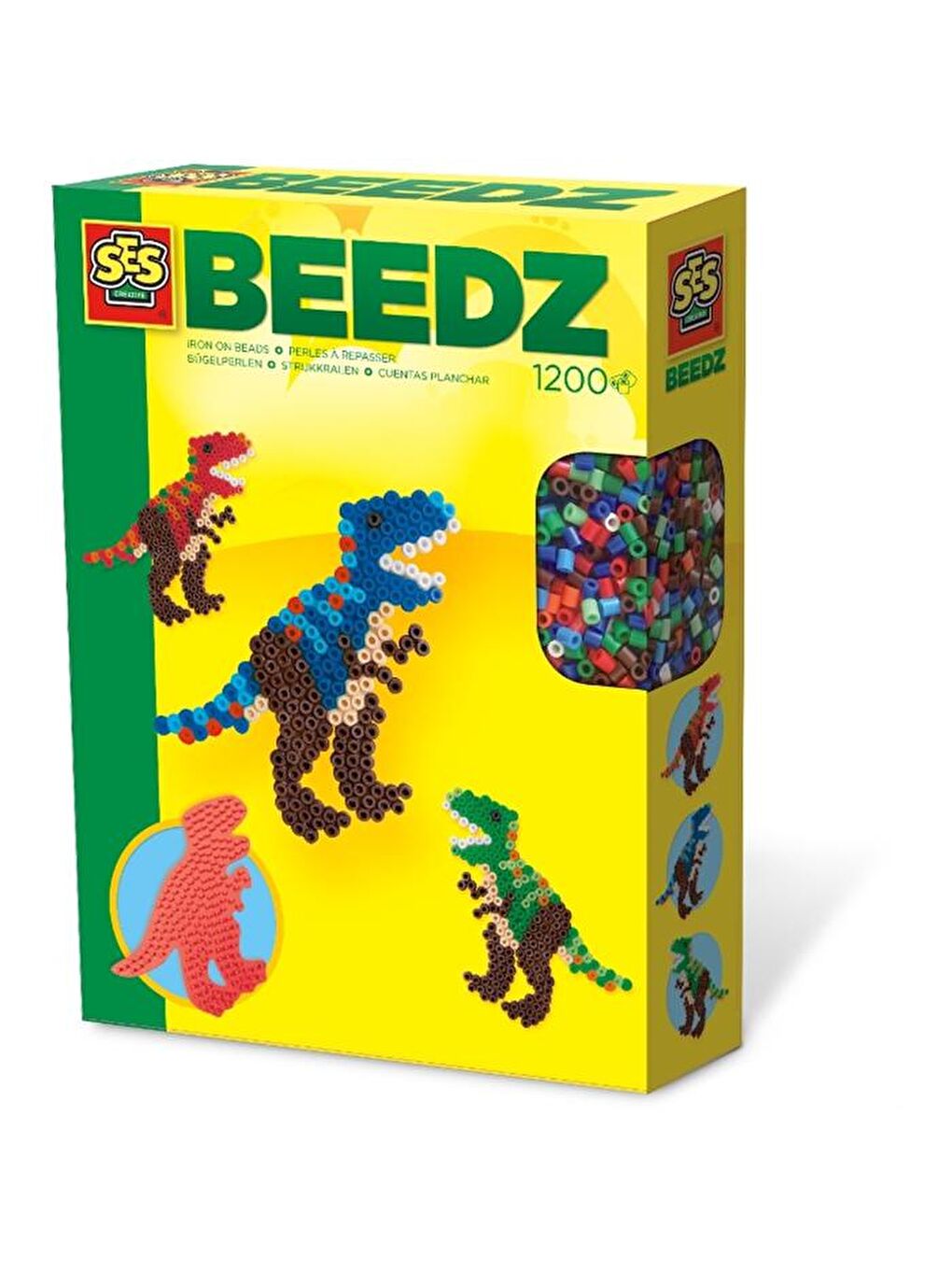 SES Creative Karışık Beedz - Ütü Boncuk Seti - T-Rex