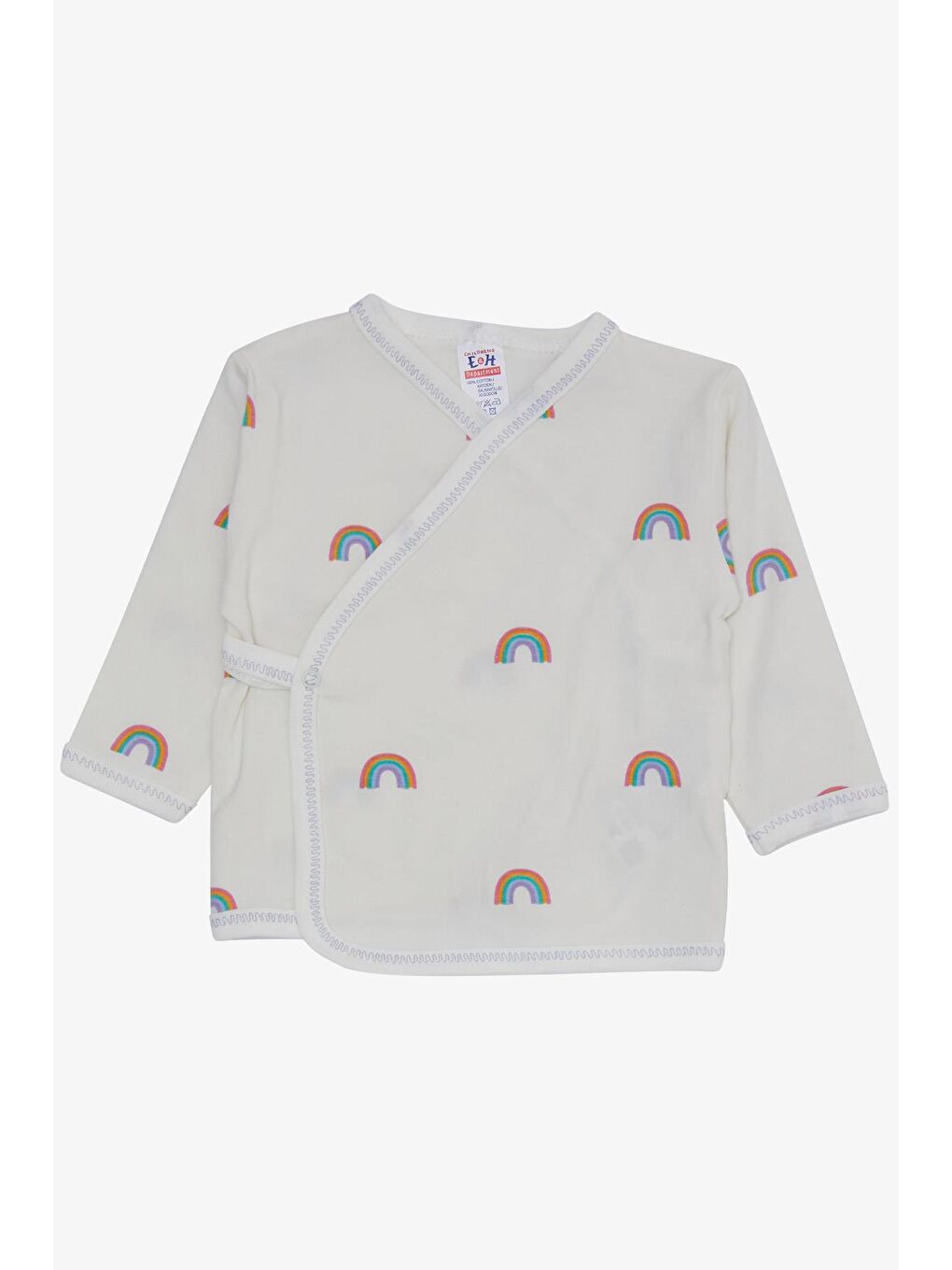 Erkek Bebek Hastane Çıkışı 5 li  Desenli Ekru (0-3 Ay)-2