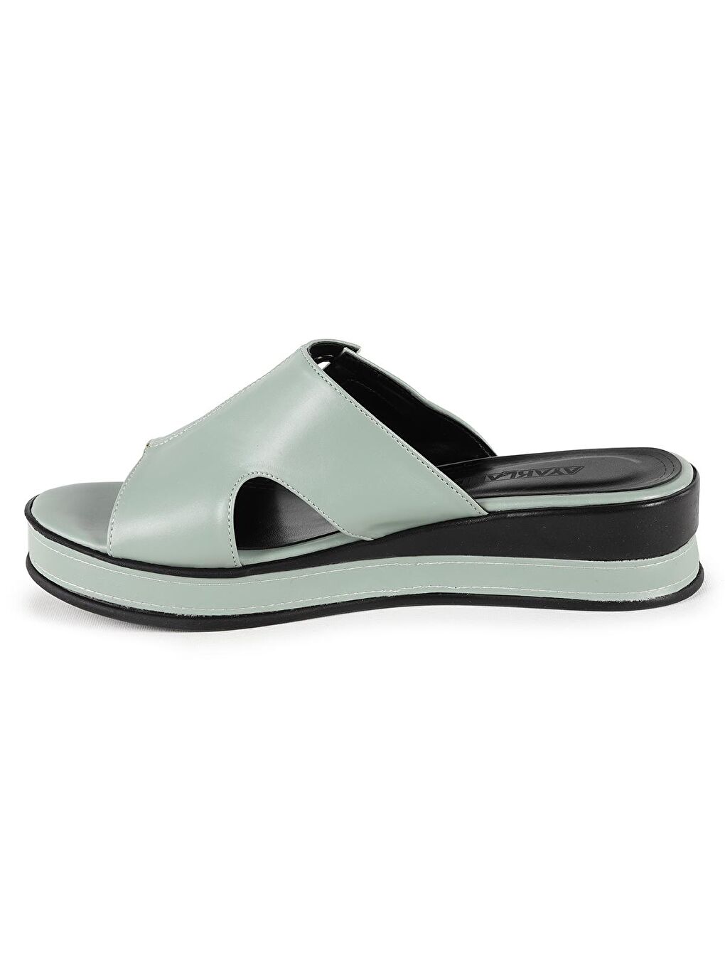 Yeşil Cırtlı Günlük Kadın Terlik Plt 164-4